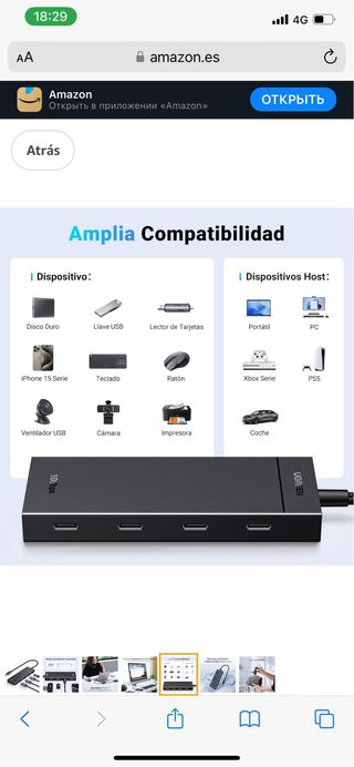 Hub USB C 3.2 Gen 2 UGREEN da 10 Gbps
