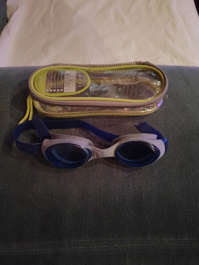 Occhialini da piscina per ragazzo/ragazza + copertura