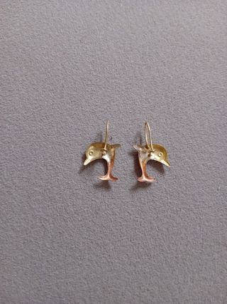 Pendientes delfines 