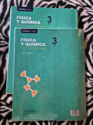 Física y Química 3 ESO. Editorial Oxford.

