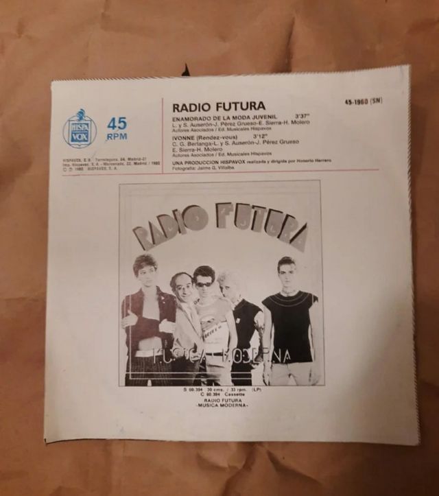 Vinilo Radio futura