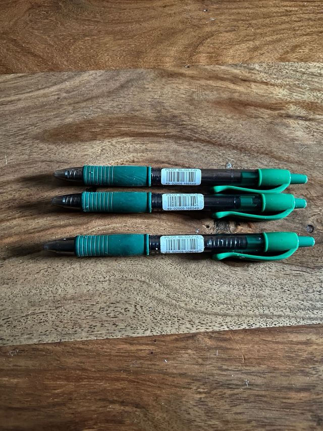 3 Penne Pilot G-2 07 senza ricarica