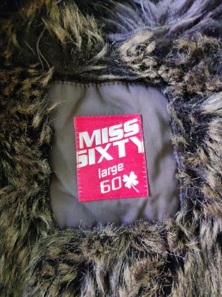 Chaqueta Miss Sixty marrón forrada con piel