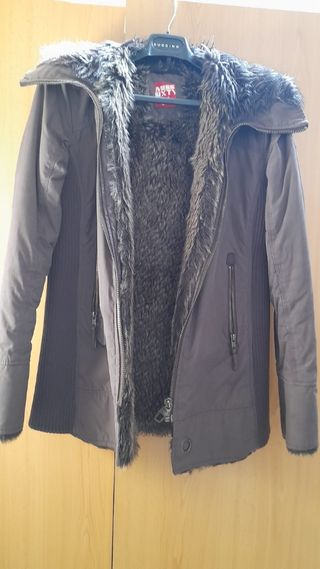 Chaqueta Miss Sixty marrón forrada con piel