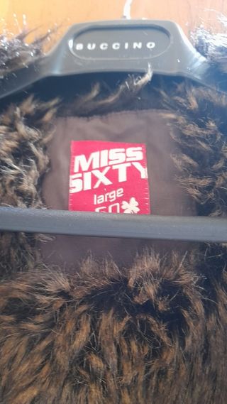 Chaqueta Miss Sixty marrón forrada con piel
