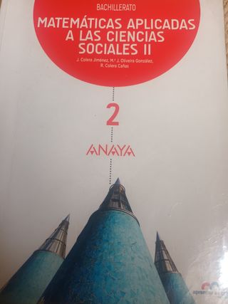 Libro 2 bachillerato matemáticas