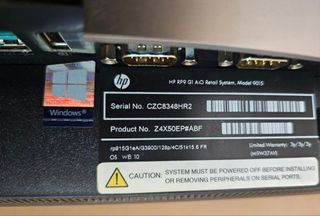 Vendo Moderno TPV Hp RP9 9015 (todo en uno) 15.6"