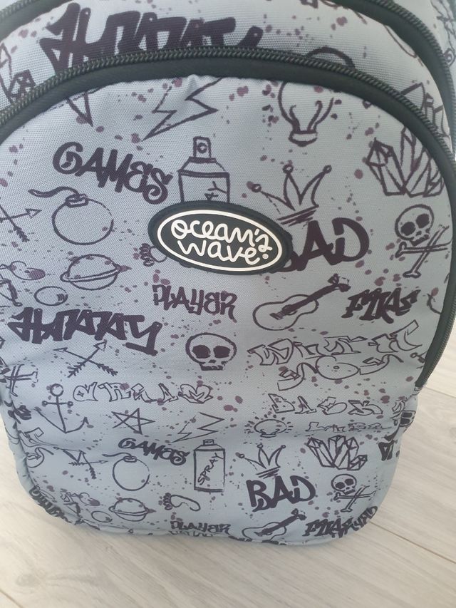 Mochila escolar ocean's wave 