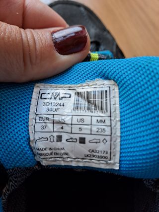 Zapatillas monte niño n37