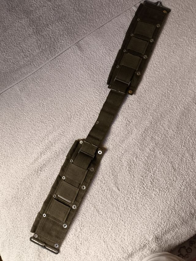 ANTIGUO PORTA CARGADORES CARTUCHERA MILITAR