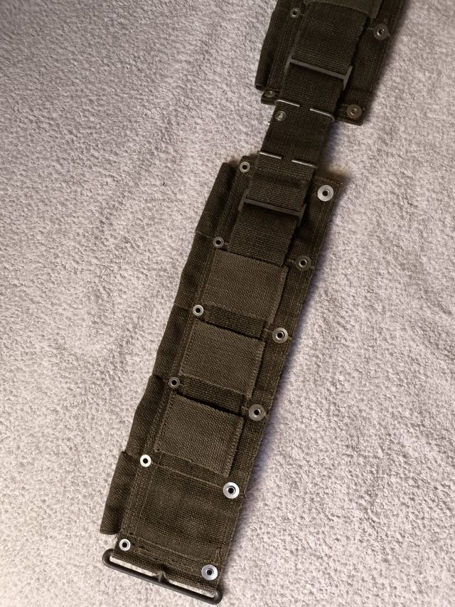 ANTIGUO PORTA CARGADORES CARTUCHERA MILITAR