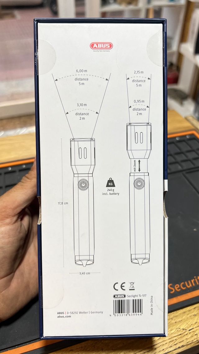 Linterna ABUS 450lumens