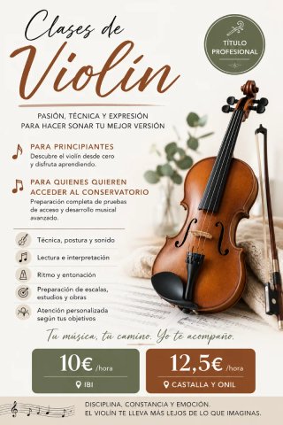 Clases de violín