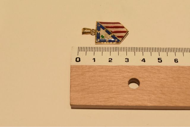 PLACA DE ORO ATLETICO DE MADRID 18K/ 3.2Gr