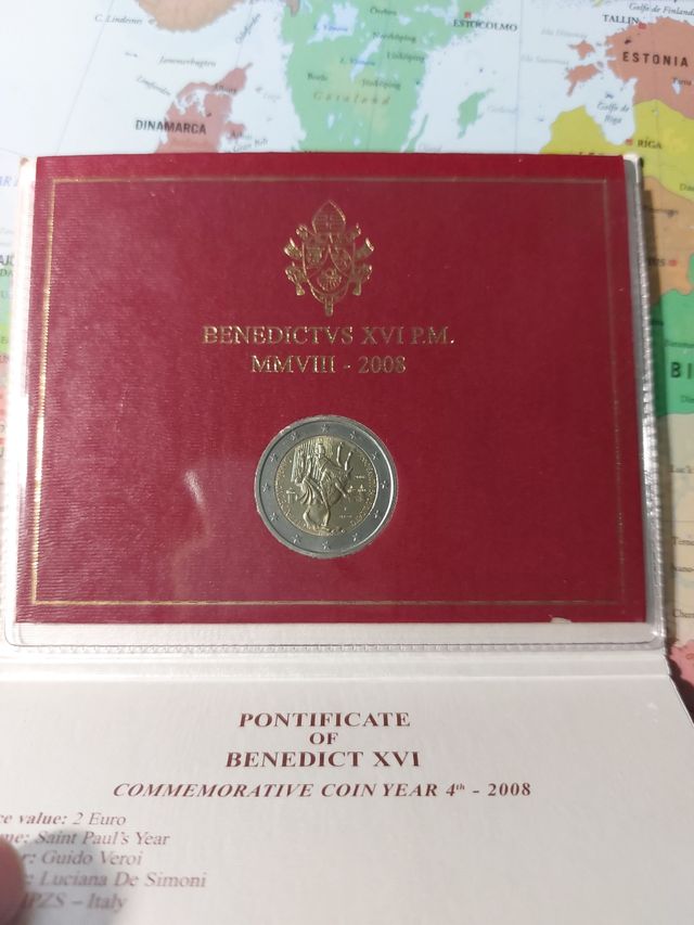 2 euros del Vaticano 2008 (San Pablo)