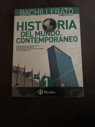 Historia del mundo contemporáneo 1 bachillerato