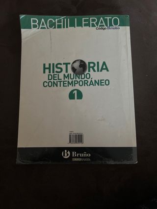 Historia del mundo contemporáneo 1 bachillerato