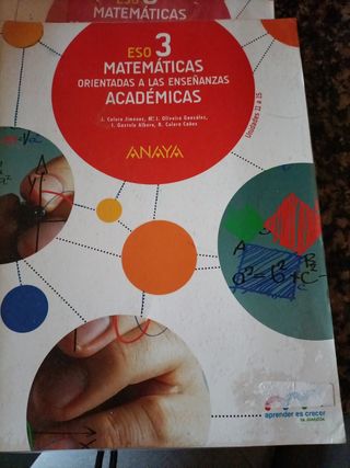 Matematicas ESO 3 ANAYA