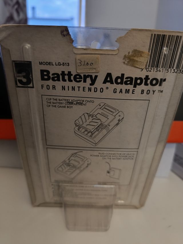 Adaptador batería Game boy (precintado)