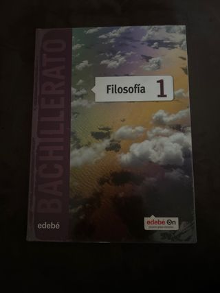 Libro de Filosofía de 1 bachillerato