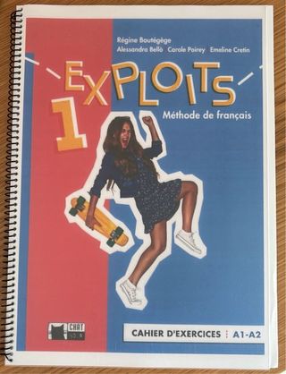 Libro francés “Cahier d’exercices” A1-A2