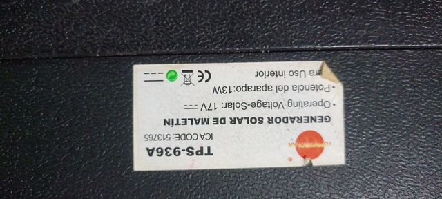 Panel solar maletín