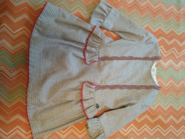 Vestido niña manga larga