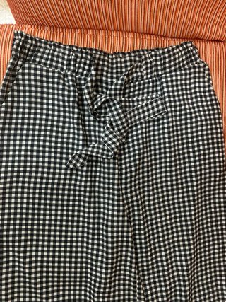 Pantalón de cuadros de Stradivarius