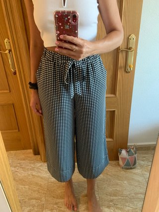 Pantalón de cuadros de Stradivarius