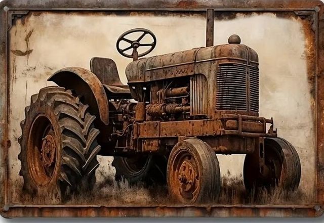 Cartel metalico 20x30 precintado