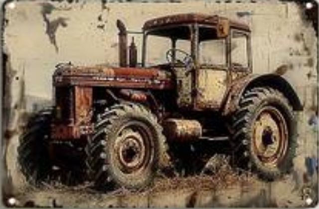 Cartel metalico 20x30 precintado