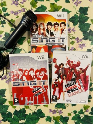 Microfono Disney + 3 giochi Disney