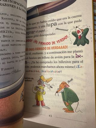 Unidad Libro colección Geronimo Stilton