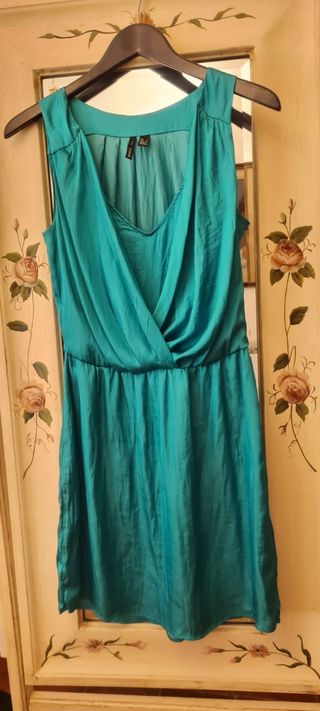 Vestido verde Mango