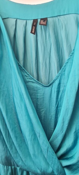 Vestido verde Mango