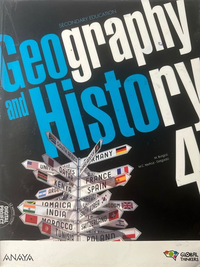 Geografia e storia 4° anno dell'ESO ANAYA