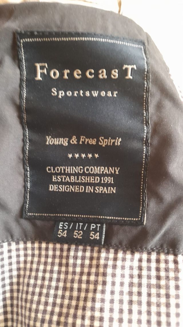 Chaqueta casual de caballero. Talla 54
