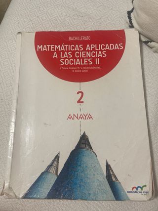 Matematicas aplicadas a las C S 2 bach