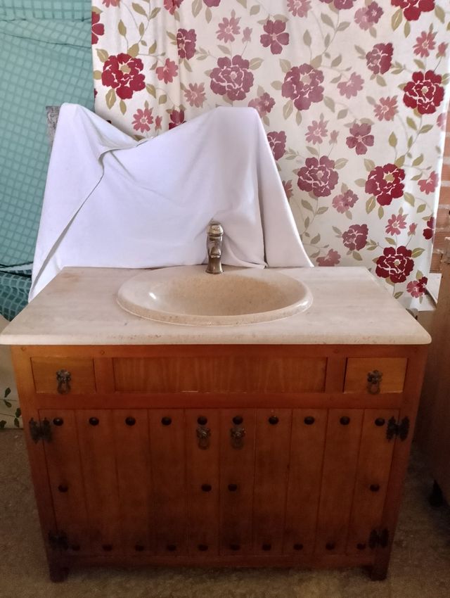 Mueble de baño con fregador