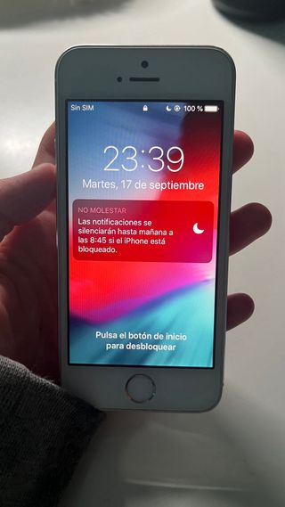 Iphone 5S plata 16gb