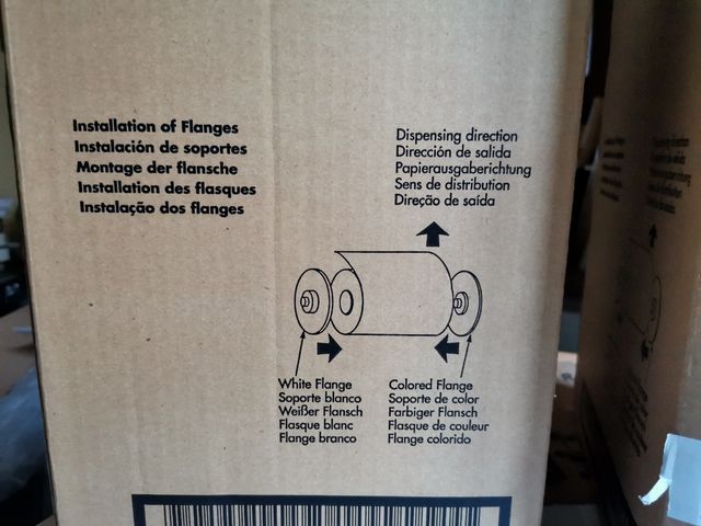 Rollos de impresión Riso Ra500