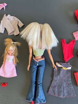 Barbie lote bed time krissy y shelly kelly