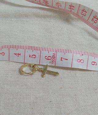 Pendientes aretes de plata con dijes