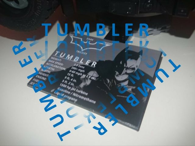 Custom DISPLAY for LEGO 76239 Tumbler