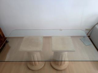 Mesa comedor cristal.