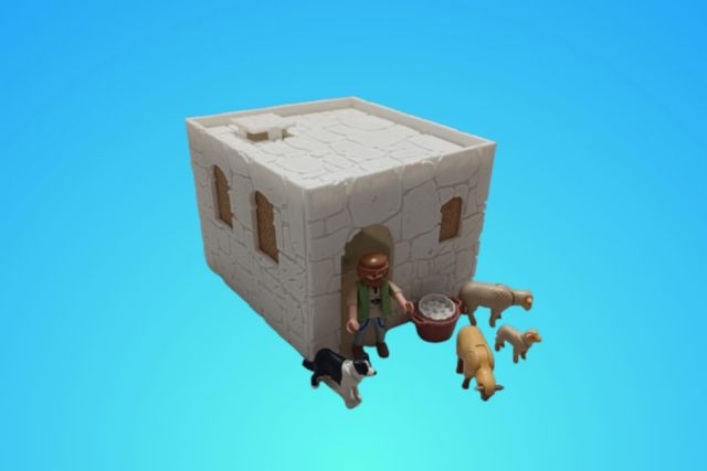 Casa belén para Playmobil