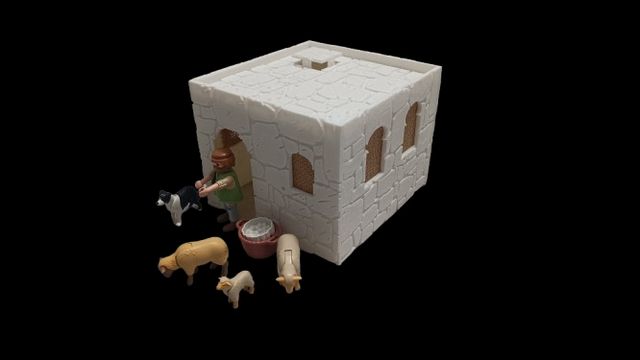 Casa belén para Playmobil