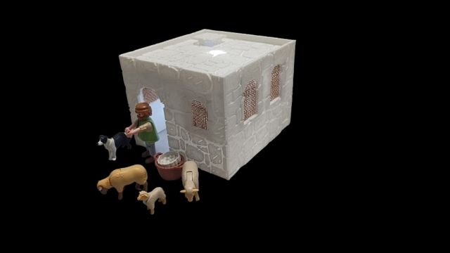 Casa belén para Playmobil