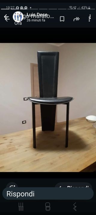 SEGGIOLE VINTAGE DESIGN MODERNARIATO 