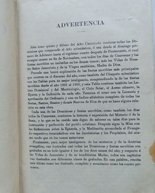 Pack (19€) 1901 Libro religioso año cristiano